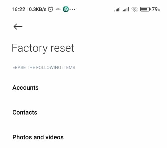 factory reset sebelum jual hp