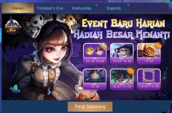 Many New Skins Offered in Mobile Legend