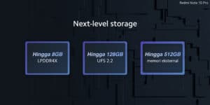 RAM and Storage Redmi Note 10 Pro