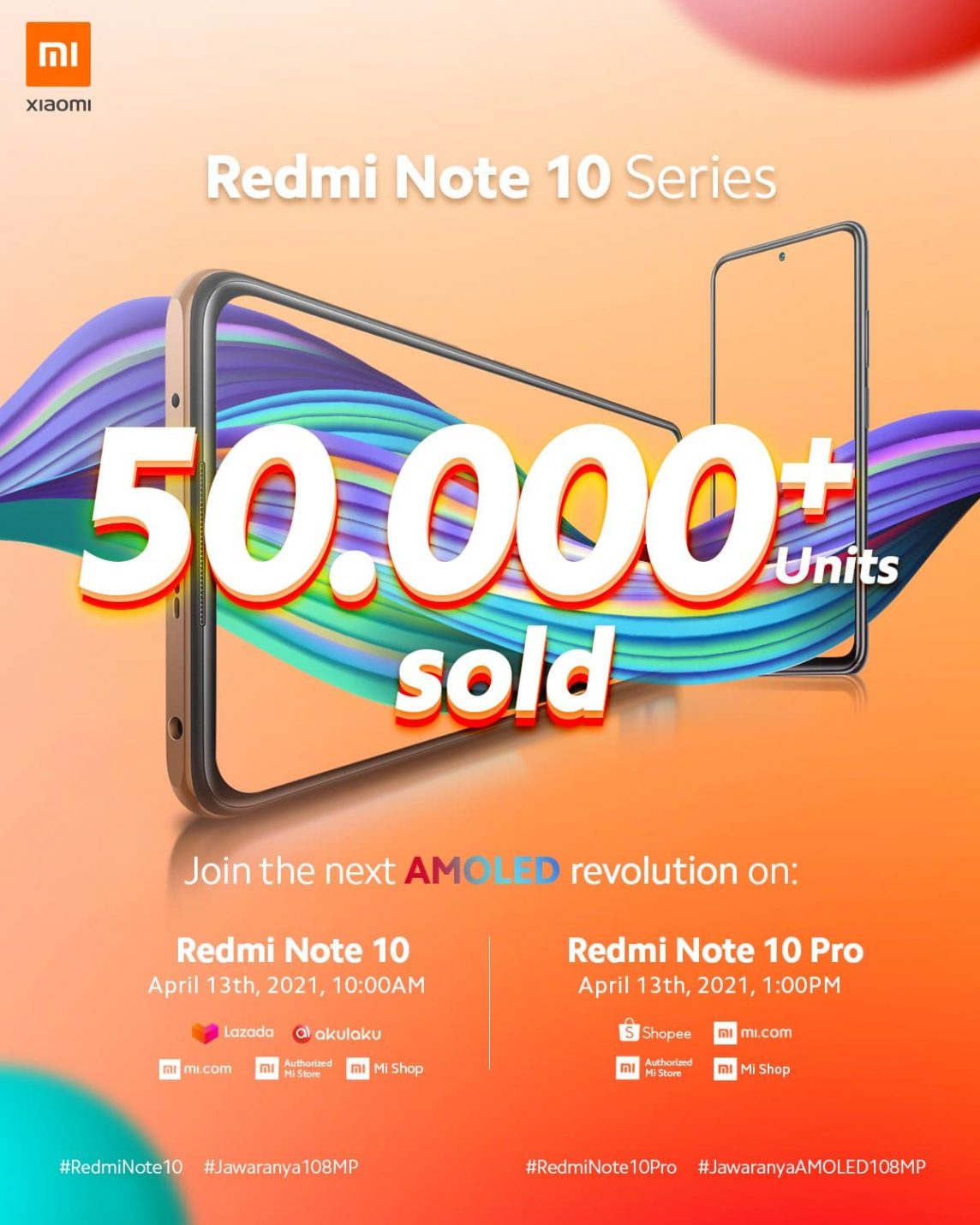 Anti-Ghoib Redmi Note 10 Series Lots of Stock!