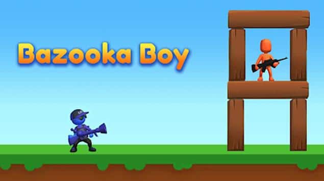 Genießen Sie den fantastischen Raketenexplosionseffekt in Bazooka Boy