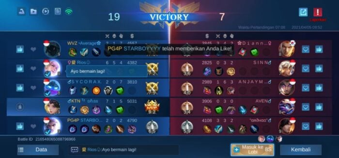 3 Anforderungen, um MVP nach dem Match im Mobile Legends-Spiel zu werden