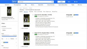flipkart.com poco x3 pro 印度