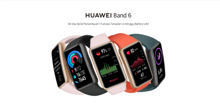 Huawei Band 6はインドネシアで販売が好調で、数千台を販売しています