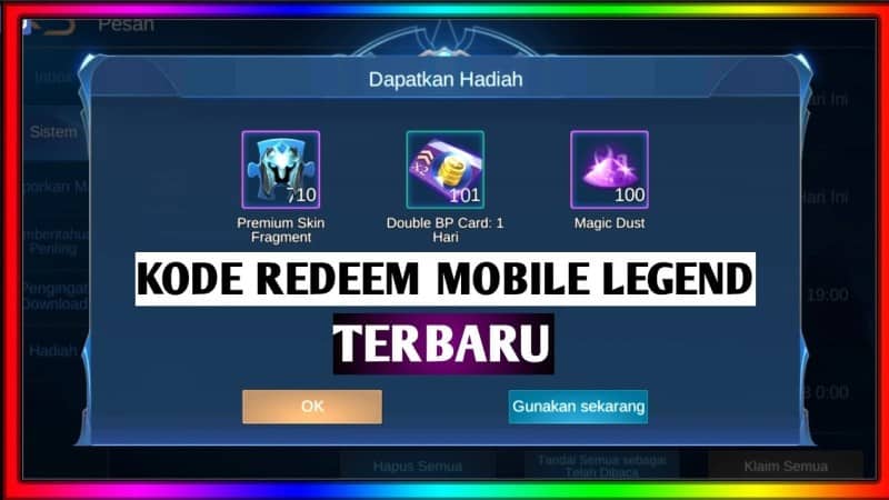 Kode Redeem ML Terbaru April 2021 dan Tutorial Cara Klaimnya!