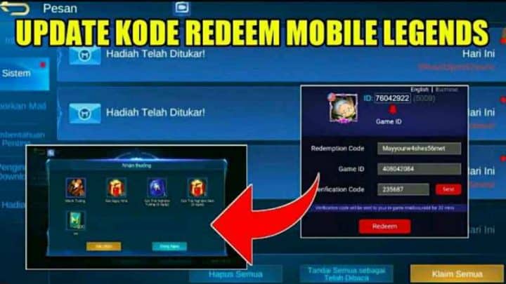 Kode Redeem ML Terbaru April 2021