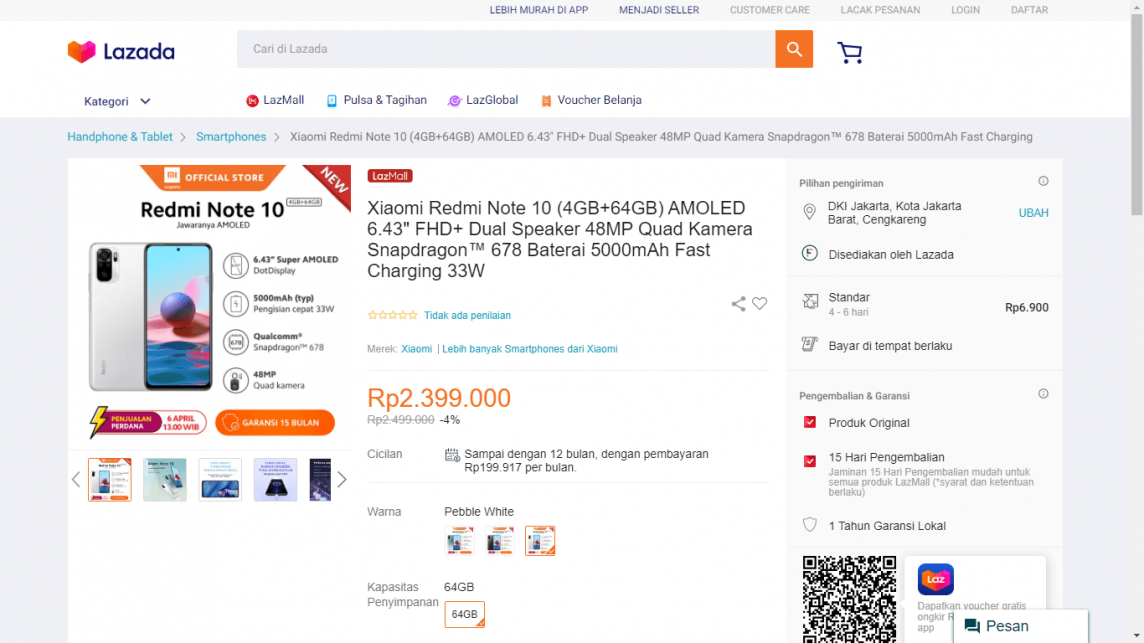 lazada 红米 note 10 系列