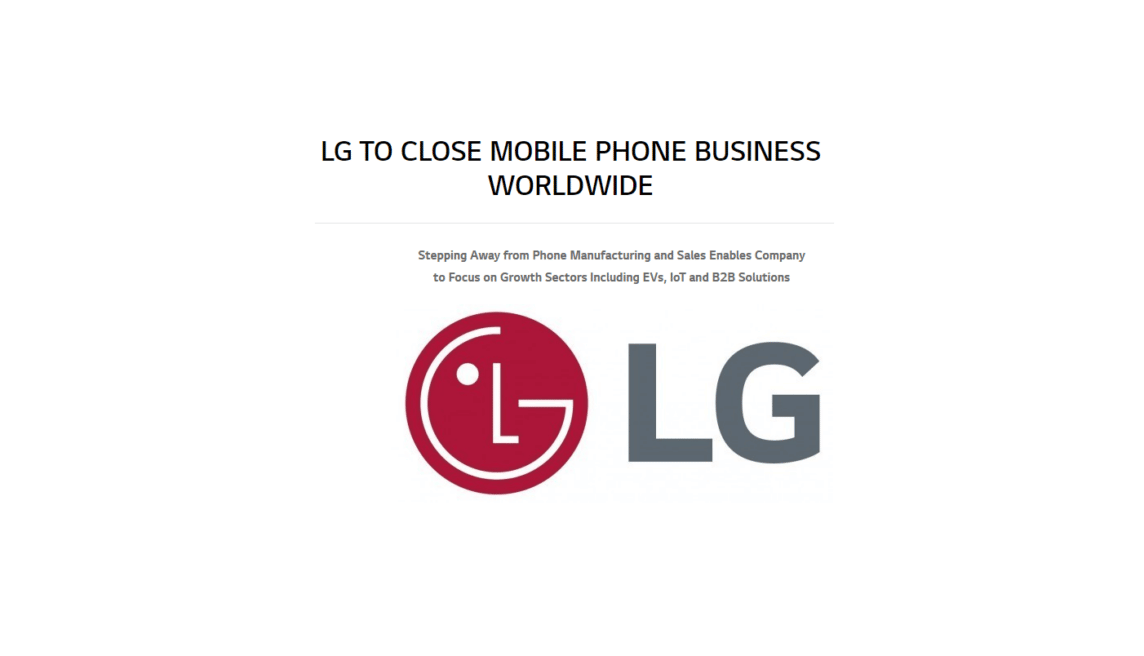 2021年LG离开印尼后关闭全球手机业务