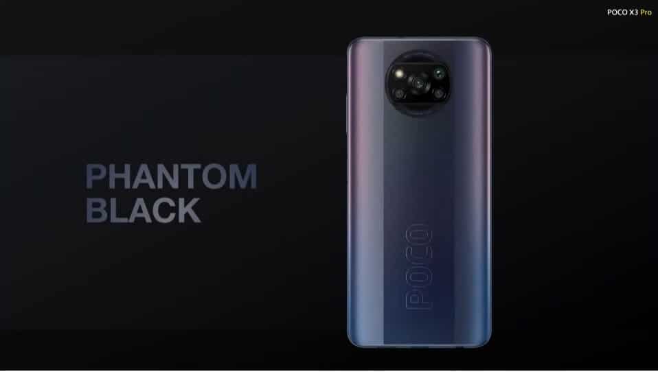 poco x3 phantom black