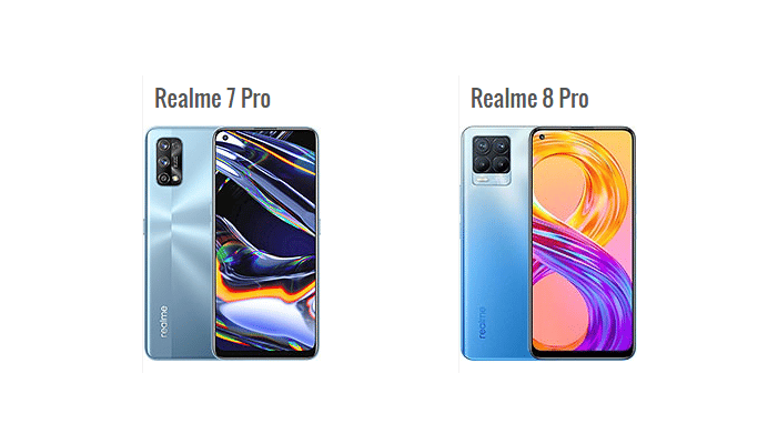 Realme 8 Pro gegen Realme 7 Pro