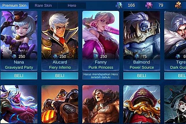 Mobile Legends Fragment Shop 업데이트 2021년 4월, 스킨 하야부사