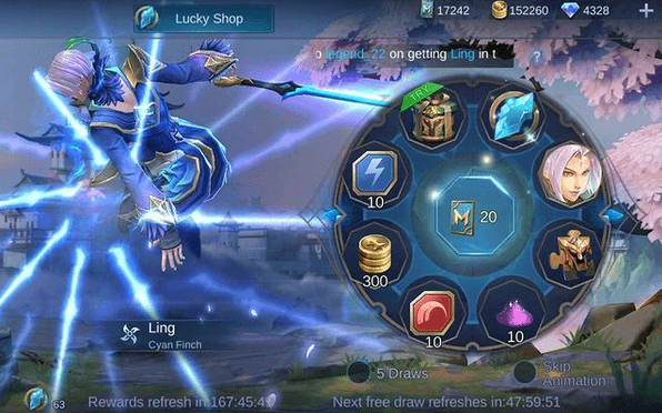 Tricks und Tipps für Lucky Spin Hero Ling Mobile Legends Mai 2021  