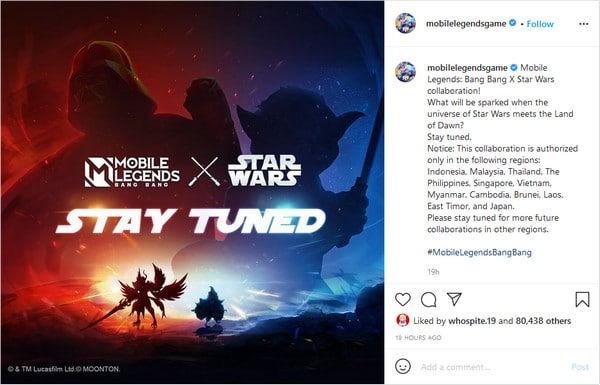 Wow Kolaborasi Mobile Legends x Star Wars! Akankah Menjadi Resmi?