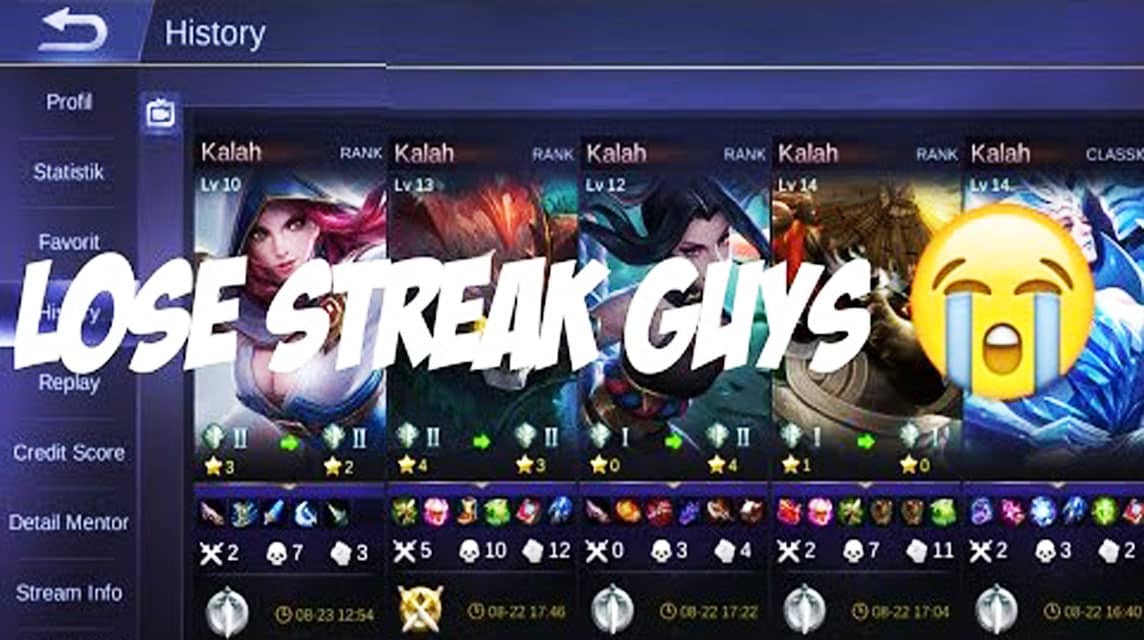 Apa itu lose streak oke 1