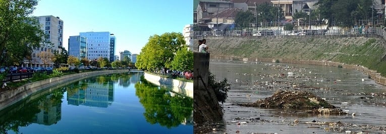 Dâmboviţa Bucharest Romania vs Ciliwung