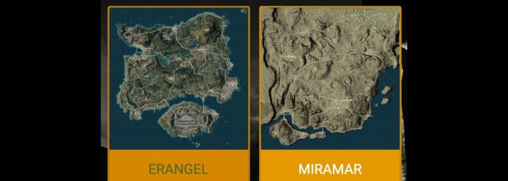 Erangel 和 Miramar