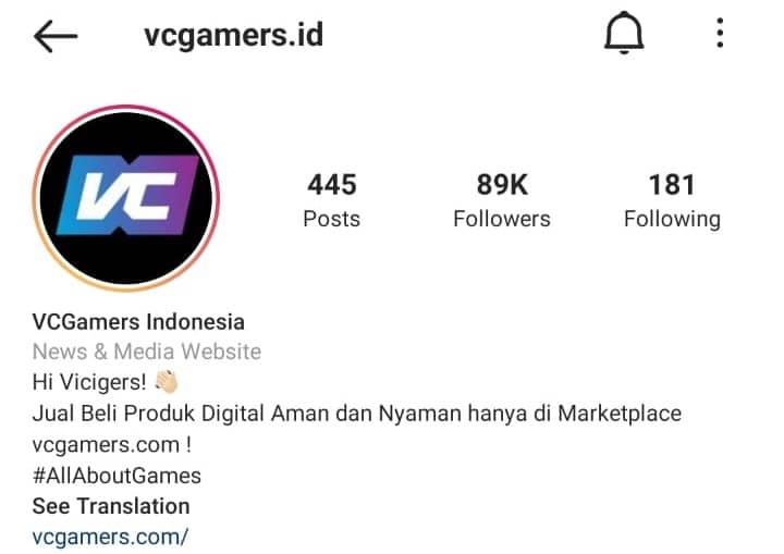 instagram vcgamers