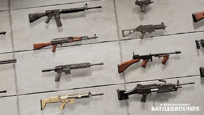 pubg weapon list