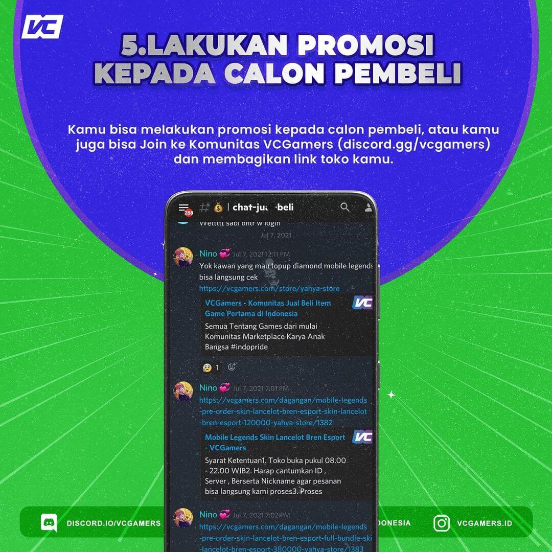 tambah produk di vcgamers marketplace