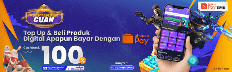 vcgamers x shopee 캐쉬백 shopeepay