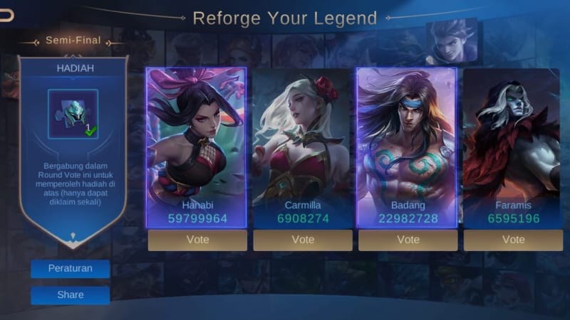 Faramis Mobile Legends 何を刷新すべきか?シーズン 20 めったに使用されない