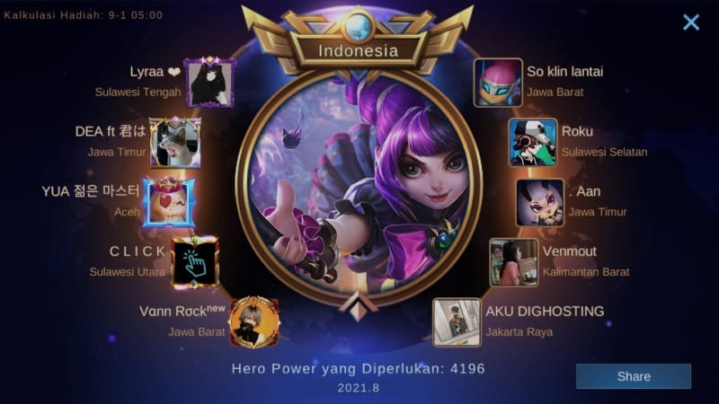 Lylia Mobile Legends Menjadi Mage yang Ngeselin di Season 20 jarang dipick