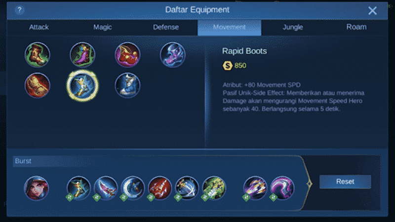 build Natalia rapid boots