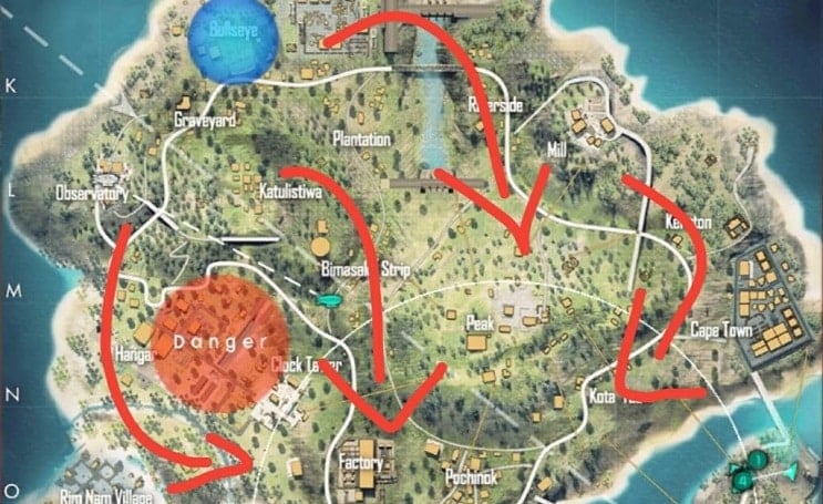 rotate in free fire