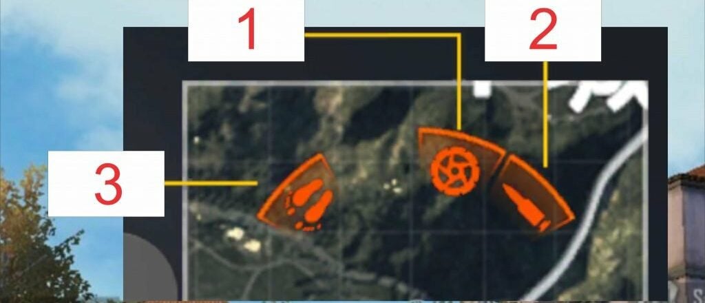 pubg 中的红色标志