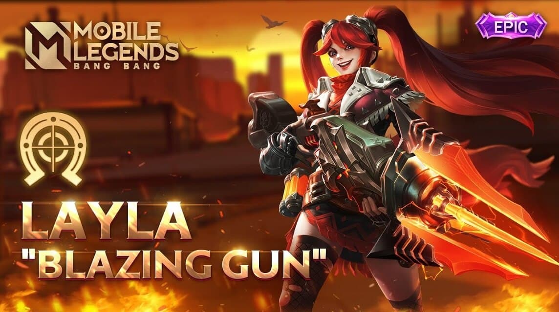 Layla adalah hero marksman dengan jangkauan tembak luas