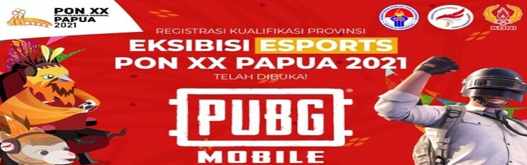 register to become a PUBGM player for PON XX Papua