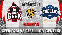 Geek Fam & Rebellion Genflix が MPL ID S8 で打ち負かされました!