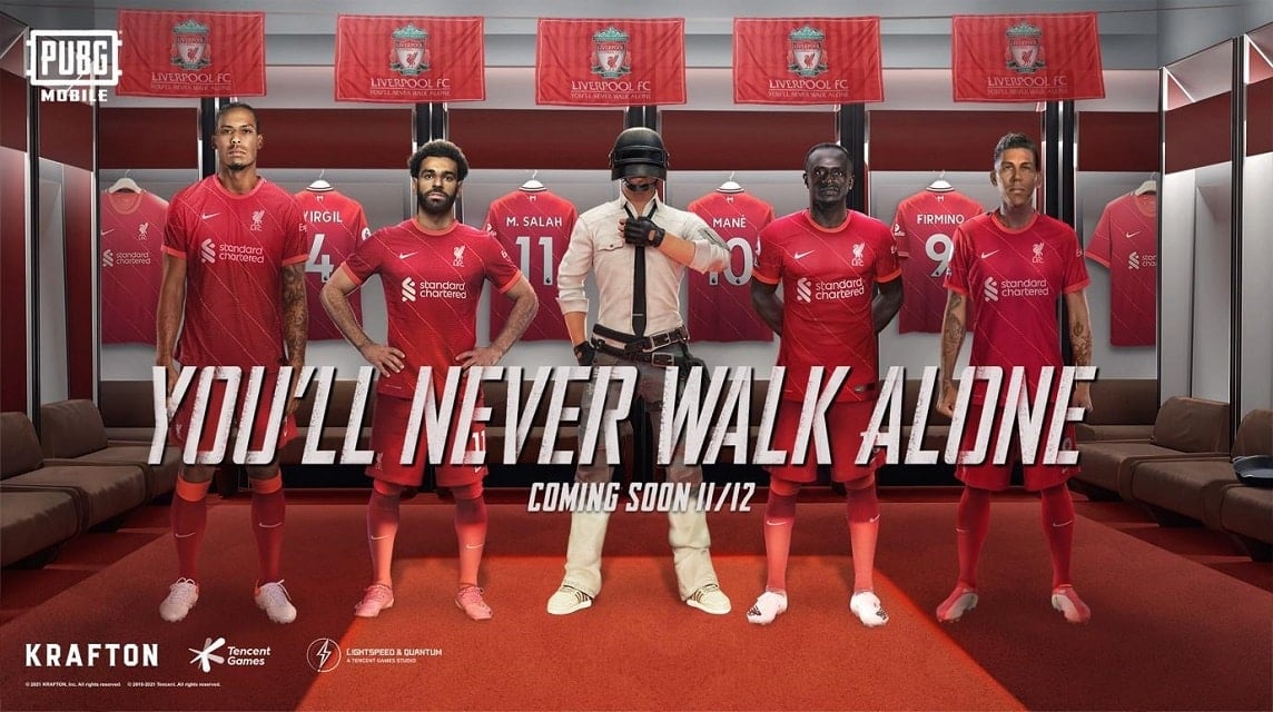 Kolaborasi PUBG Mobile Dengan Liverpool FC