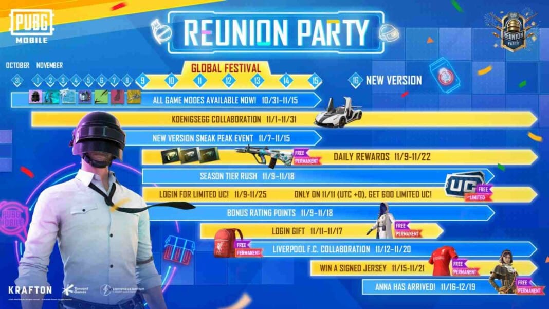 PUBG Mobile Reunion Party