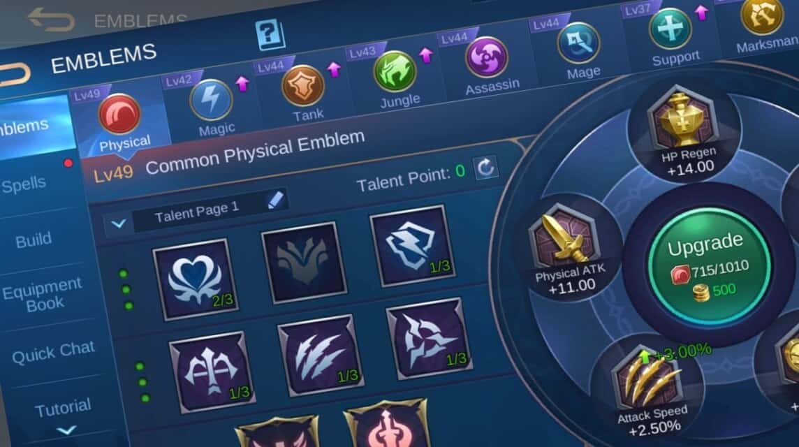 Penyesuaian Emblem Marksman di Season 22