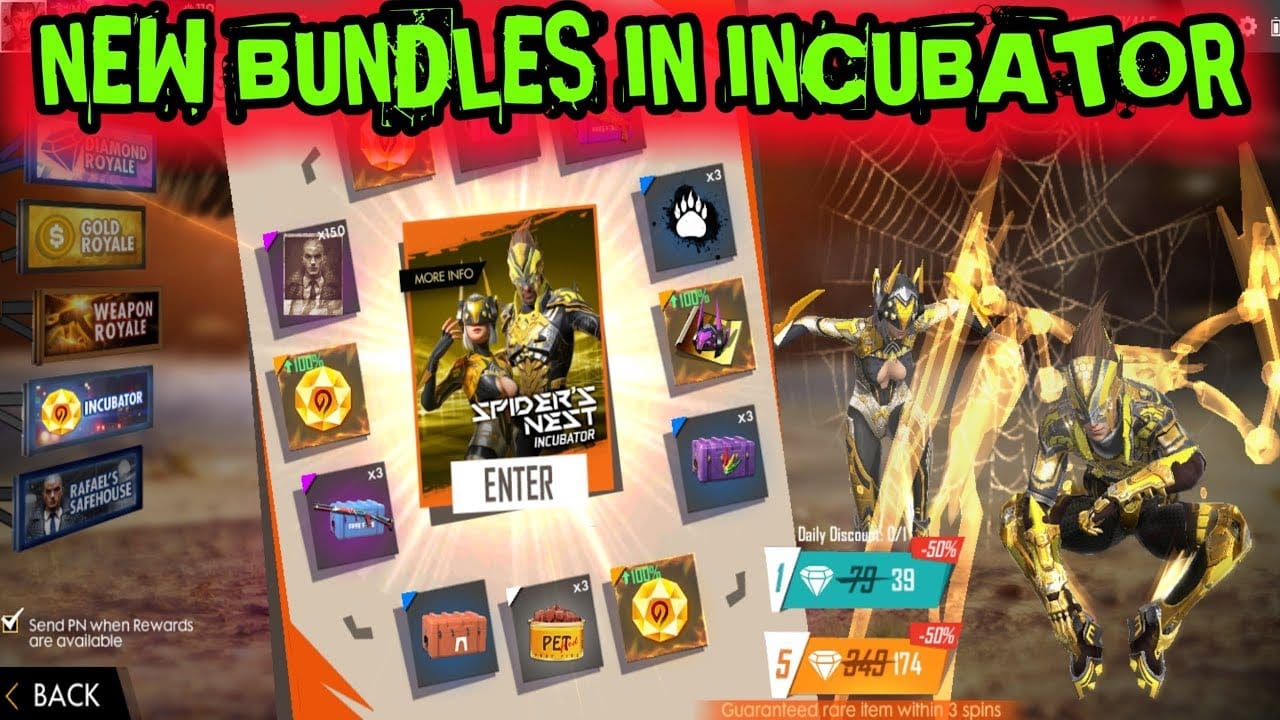 Bundle Golden Threat FF