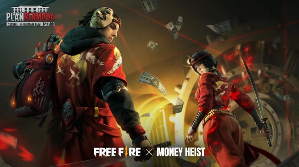 Free Fire X Money Heist Collaboration Leaks Event Prizes And Release 