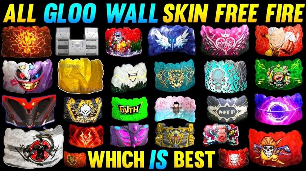 5 Best Gloo Wall Free Fire Skins 2021, Really Cool!