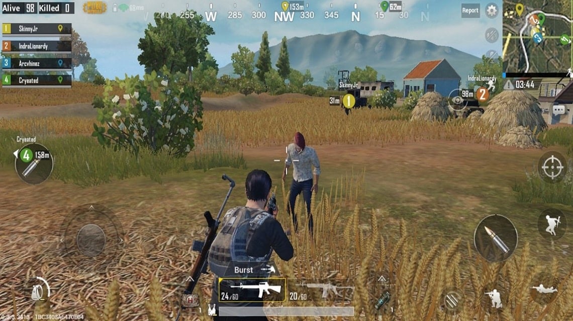 PUBG Mobile 2021 최고의 근접 무기