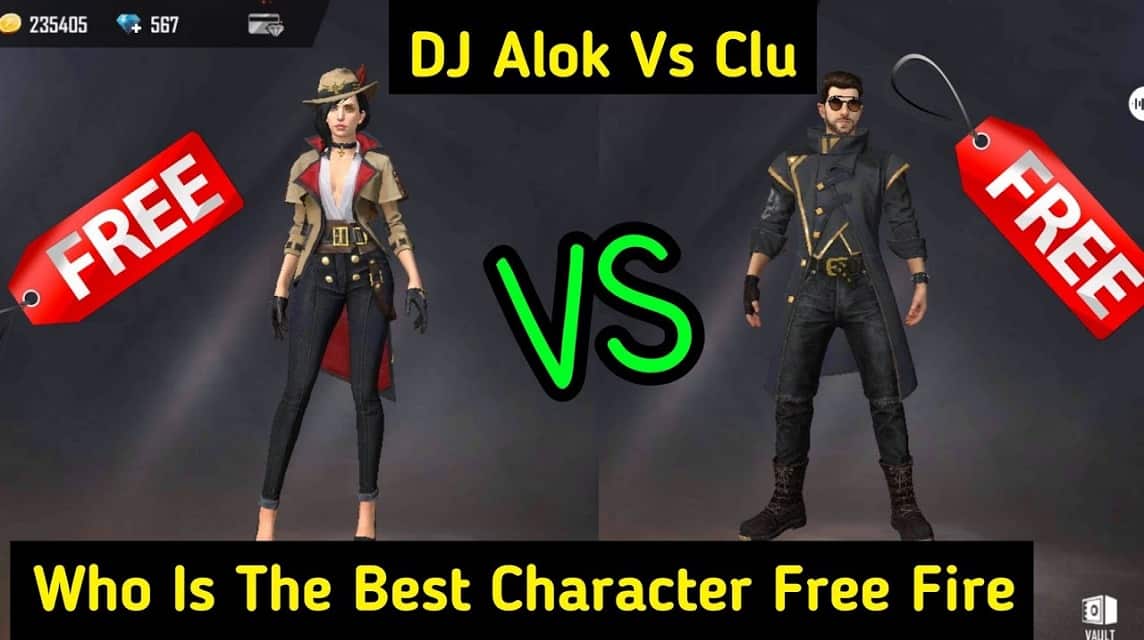 Free Fire DJ 알록 대 클루
