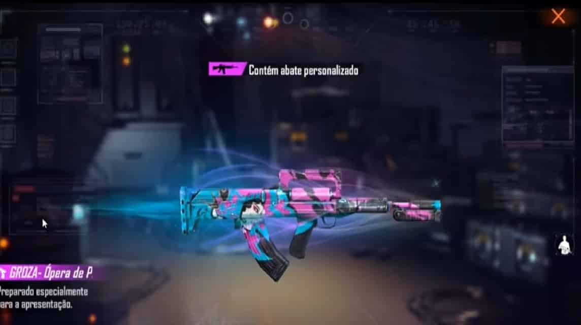 Groza Free Fire Operano