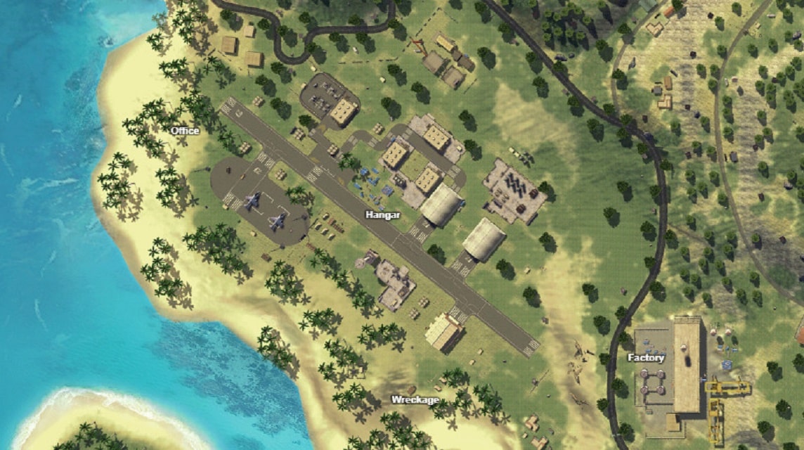 バミューダ フリー ファイアの地図