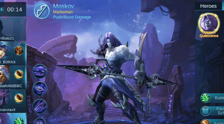 Item Build Moskov Tersakit Di Mobile Legends 2022