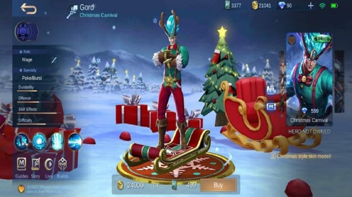 Mobile Legends 2022で推奨されるGordビルドアイテム