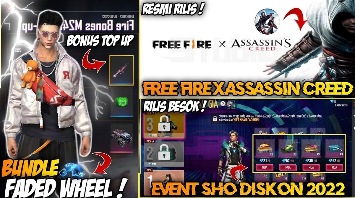 フリー ファイア X アサシン クリード