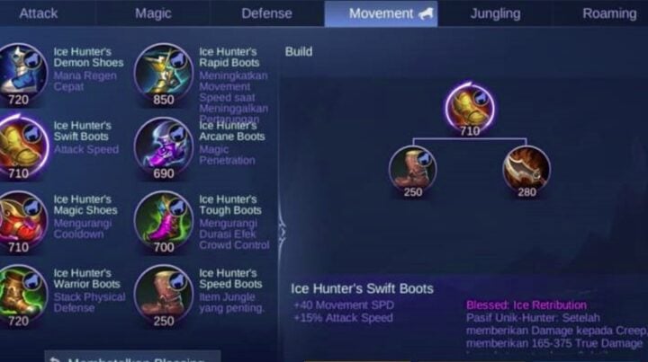 Simak! Ini Penjelasan Sepatu Mobile Legends dan Fungsinya