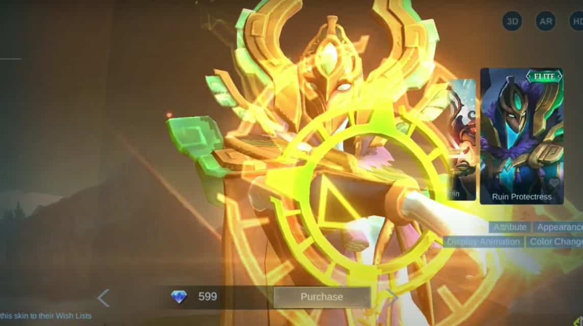 Build Yve di Skin Yve Ruin Protectress 2