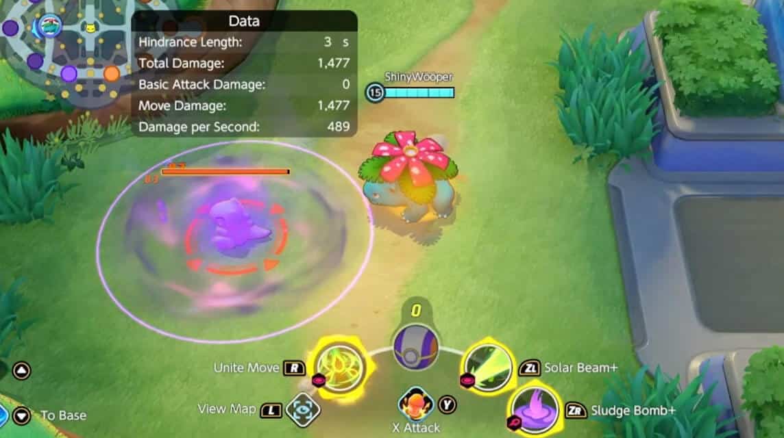 battle item pokemon unite x attack how to use it with venusaur