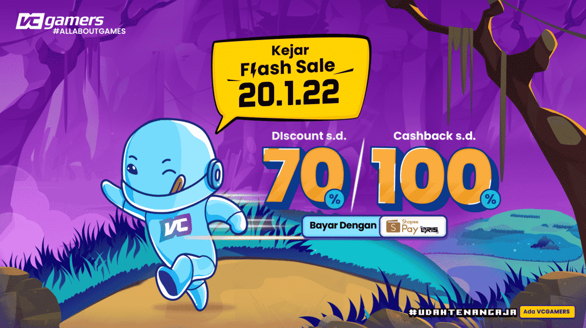 flash sale 20 januari 2022 vcgamers