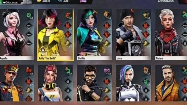 Free Fire Character Photos